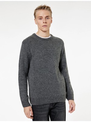 Koton Uzun Kollu Bisiklet Yaka Triko Kazak