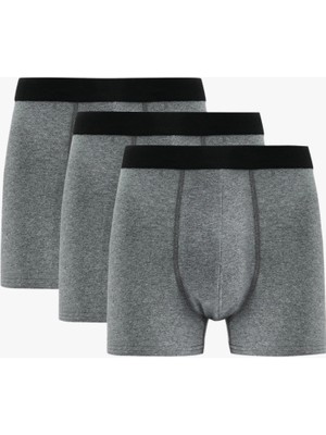 Pamuklu Basic 3'lü Boxer Seti