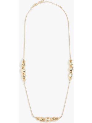 Boncuklu Çelik Kolye