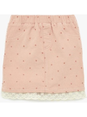 Koton  Pembe Kız Çocuk Etek 6WKG70012AW