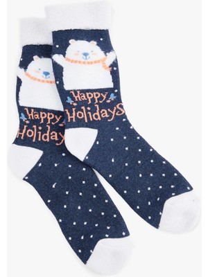 Koton Havlu Soket Yılbaşı Çorabı