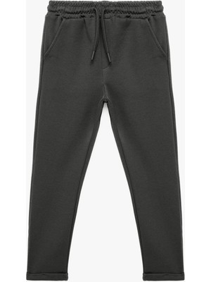 Koton Beli Bağlamalı Cepli Basic Eşofman Altı Polyester Karışımlı Erkek Çocuk 7 - 8 Yaş Günlük Kullanım