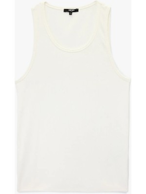 Koton Kolsuz Pamuklu Bisiklet Yaka Slim Fit Atlet