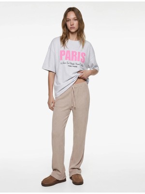 Koton Beli Bağlamalı Rahat Kesim Pijama Altı