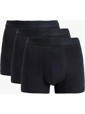 Koton Basic Regular Fit Pamuklu 3'lü Boxer Seti