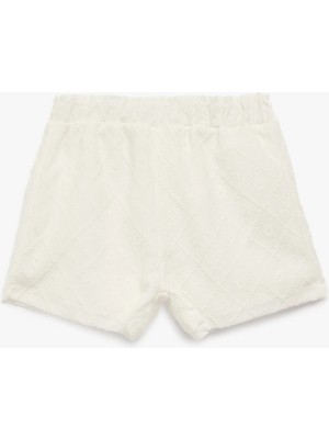 Koton Beli Lastikli Fistolu Şort