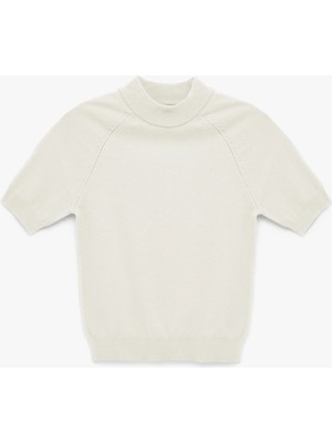 Koton Balıkçı Yaka Kısa Kollu Triko Kazak