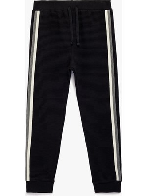 Koton Beli Lastikli Şerit Detaylı Pamuklu Eşofman Altı