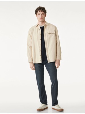 Koton Normal Bel Cepli Pamuklu Slim Fit Jean Pantolon - Brad Jean