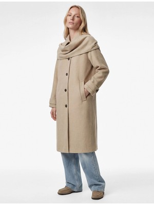 Koton Atkılı Kaban Kaşe Düğmeli Cepli Uzun Kollu