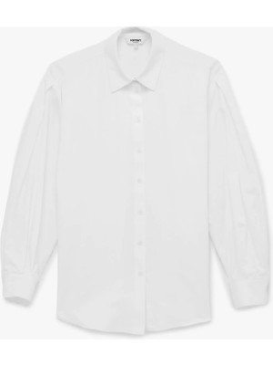 Koton Klasik Yaka Uzun Kollu Düğmeli Gömlek