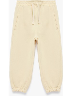 Koton Pamuklu Lastikli Paça Beli Bağcıklı Oversize Basic Eşofman Altı