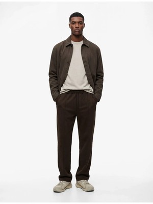 Koton Regular Fit Pamuklu Dikiş Detaylı Cepli Beli Bağcıklı Lastikli Eşofman Altı