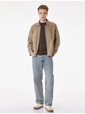 Koton Pamuklu Bol Oversize Normal Paça Baggy Jean Pantolon