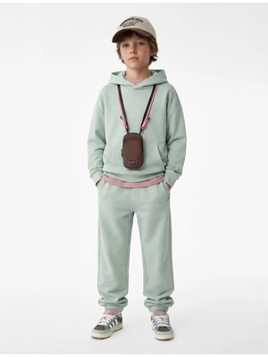 Koton Kanguru Cepli Uzun Kollu Oversize Basic Kapşonlu Sweatshirt