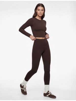Koton Yüksek Bel Skinny Fit Spor Tayt