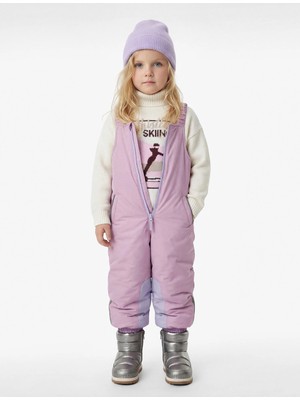 Koton Kare Yaka Cep Detaylı Fermuarlı Oversize Kar Tulumu