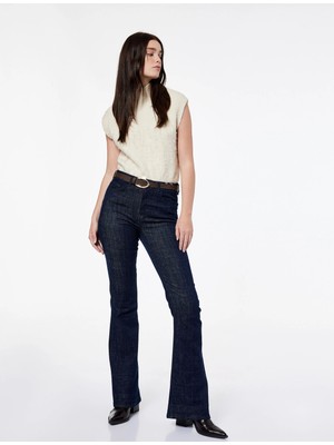 Koton x Şahika Ercümen - Dik Yaka Triko Pullu Payetli Süveter