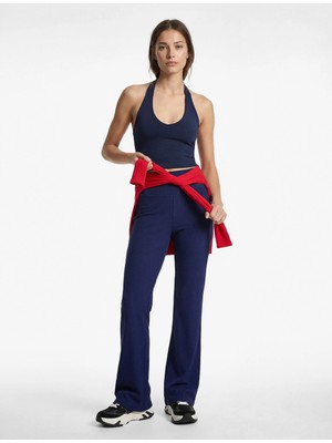 Koton Slim Fit Kaplı Interlok Halter Yaka Spor Atlet
