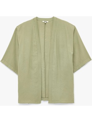 Koton Kısa Geniş Kollu Viskon Kimono