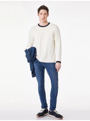 Koton Normal Bel Dar Paça Pamuklu Skinny Fit Jean Pantolon - Michael Jean