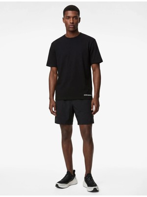 Koton Bisiklet Yaka Rahat Kesim Viskon Karışımlı Kısa Kollu Baskılı Spor Tişört