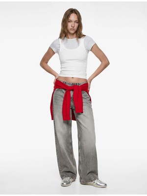 Koton Kaşkorse U Yaka Kolsuz Slim Fit Atlet