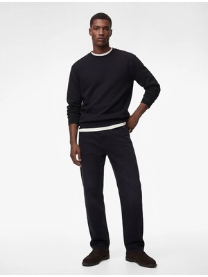 Koton Normal Bel Bol Kalıp Pamuklu Loose Straight Fit Jean Pantolon