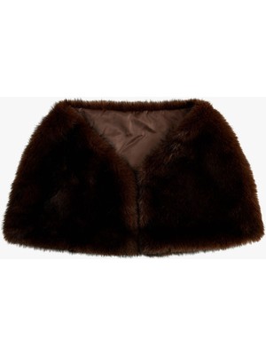 Kısa Suni Kürk Atkı - Koton x Melis Ağazat