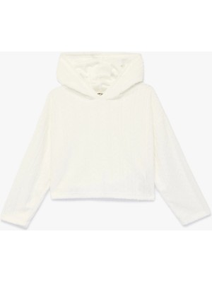 Koton Uzun Kollu Basic Kapşonlu Sweatshirt