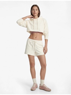 Koton Viskon Karışımlı Uzun Kollu Kapüşonlu Oversize Spor Sweatshirt