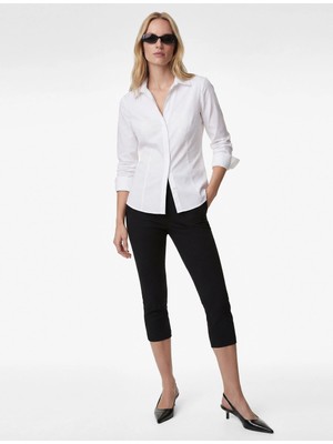 Koton Regular Fit Uzun Kollu Düğmeli Klasik Yaka Gömlek