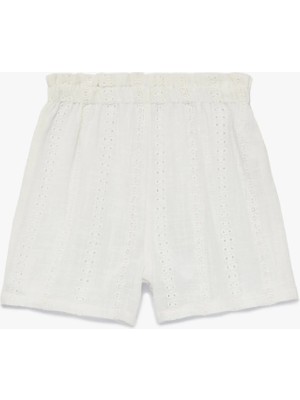 Koton Kız Çocuk Kot&Kanvas Şort 6SKG40032AW