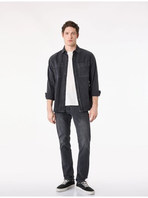 Koton Normal Bel Pamuklu 5 Cepli Slim Fit Jean Pantolon - Brad Jean