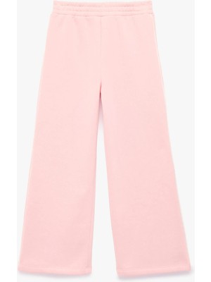 Koton Beli Lastikli Biyeli Basic Geniş Paça Eşofman Altı