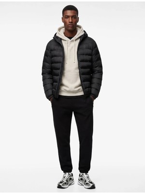 Koton Beli Bağcıklı Fermuarlı Cepli Şardonlu Jogger Eşofman Altı