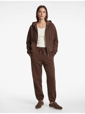 Koton Fermuarlı Cep Detaylı Kapüşonlu Oversize Sweatshirt