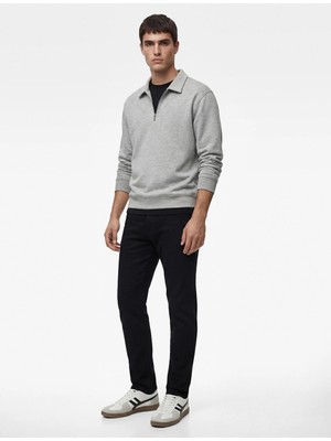 Koton Cepli Normal Bel Dar Paça Jean Pantolon - Slim Fit Jeans