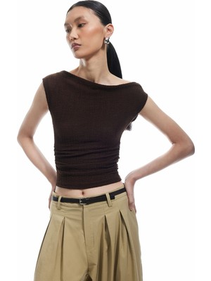 Koton  Kahverengi Kadın Atlet 5SAK10453EK