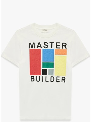 Koton Pamuklu Bisiklet Yaka Kısa Kollu Baskılı Tişört