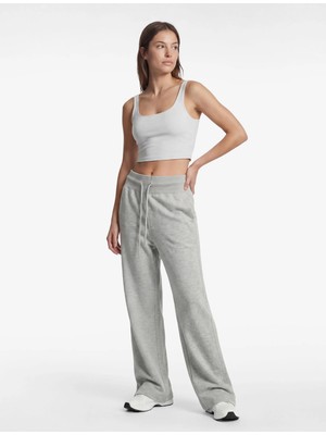 Koton Yüksek Bel Geniş Paça Bağcıklı Spor Eşofman Altı