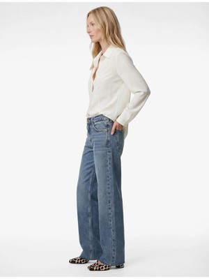 Koton Slim Fit Uzun Kollu Düğmeli Klasik Yaka Gömlek