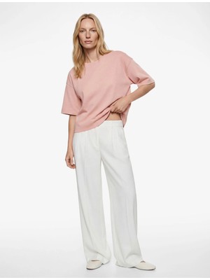 Koton Straight Fit Bisiklet Yaka Pamuklu Kısa Kollu Tişört