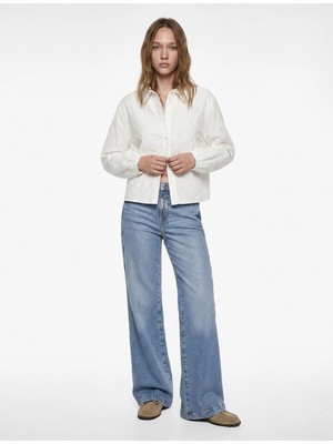 Koton Pamuklu Düğmeli Uzun Kollu Klasik Yaka Gömlek