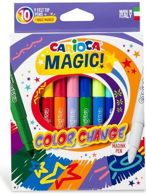 Leaf Shop 9 Adet Renk Keçeli Kalem +1 Sihirli Kalem 42737