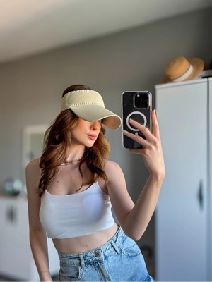 Rora Triko Kadın / Erkek Vizör Uv Koruyucu Şapka