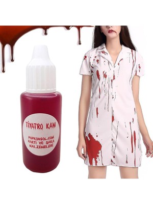 Leaf Shop Adet Yapay Tiyatro Şaka Kanı Hallowen Sahte Kan PP190301