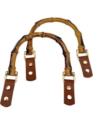 Angel Çanta Aksesuar Troklu Taba Derili Plastik Çanta Sapı