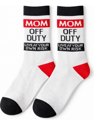 Solde Erkek Pamuklu Günlük Çorap – Yazılı Desen, Konforlu ve Nefes Alabilir, Kaliteli