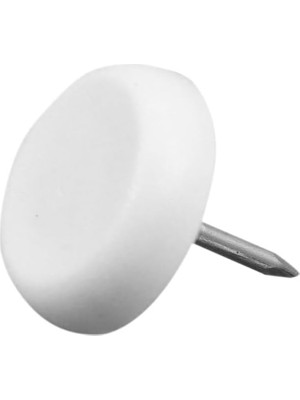 Leaf Shop Çivili Masa Sandalye Koltuk Mobilya Ünite Zemin Koruyucu Plastik Papuç 25 Adet Çap 20 mm